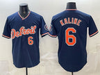 Detroit Tigers #6 Al Kaline Navy JEROMEN 2026 Alternate Vapor Premier Limited Stitched Jersey
