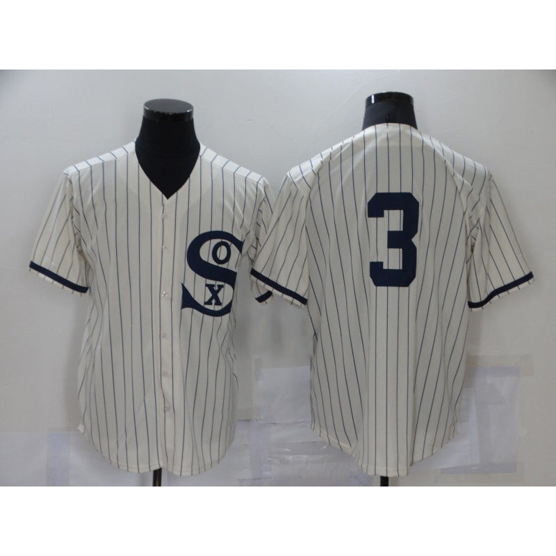 Chicago White Sox #3 Harold Baines 2021 Cream JEROMEN Field of Dreams Cool Base Stitched Jersey