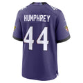 B.Ravens #44 Marlon Humphrey Purple JEROMEN Team Game Jersey