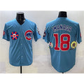 Chicago Cubs #18 Sh¨­ta Imanaga Blue JEROMEN 2025 Tokyo Series 2nd Alternate Limited Stitched Jersey