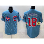 Chicago Cubs #18 Sh¨­ta Imanaga Blue JEROMEN 2025 Tokyo Series 2nd Alternate Limited Stitched Jersey