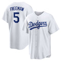 Los Angeles Dodgers #5 Freddie Freeman White JEROMEN Replica Player Jersey