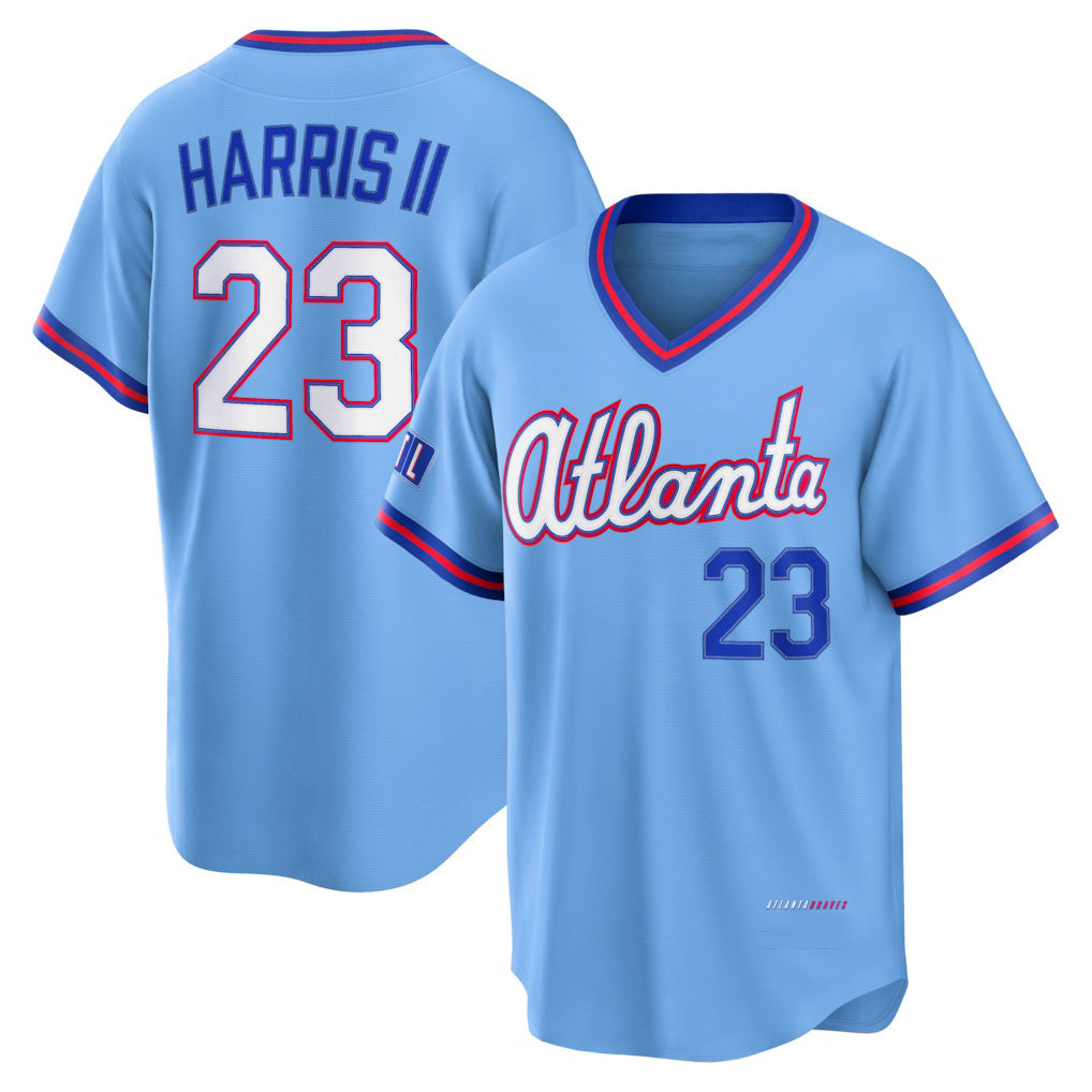 Atlanta Braves #23 Michael Harris II Powder Blue JEROMEN 2026 City Connect Stadium Jersey