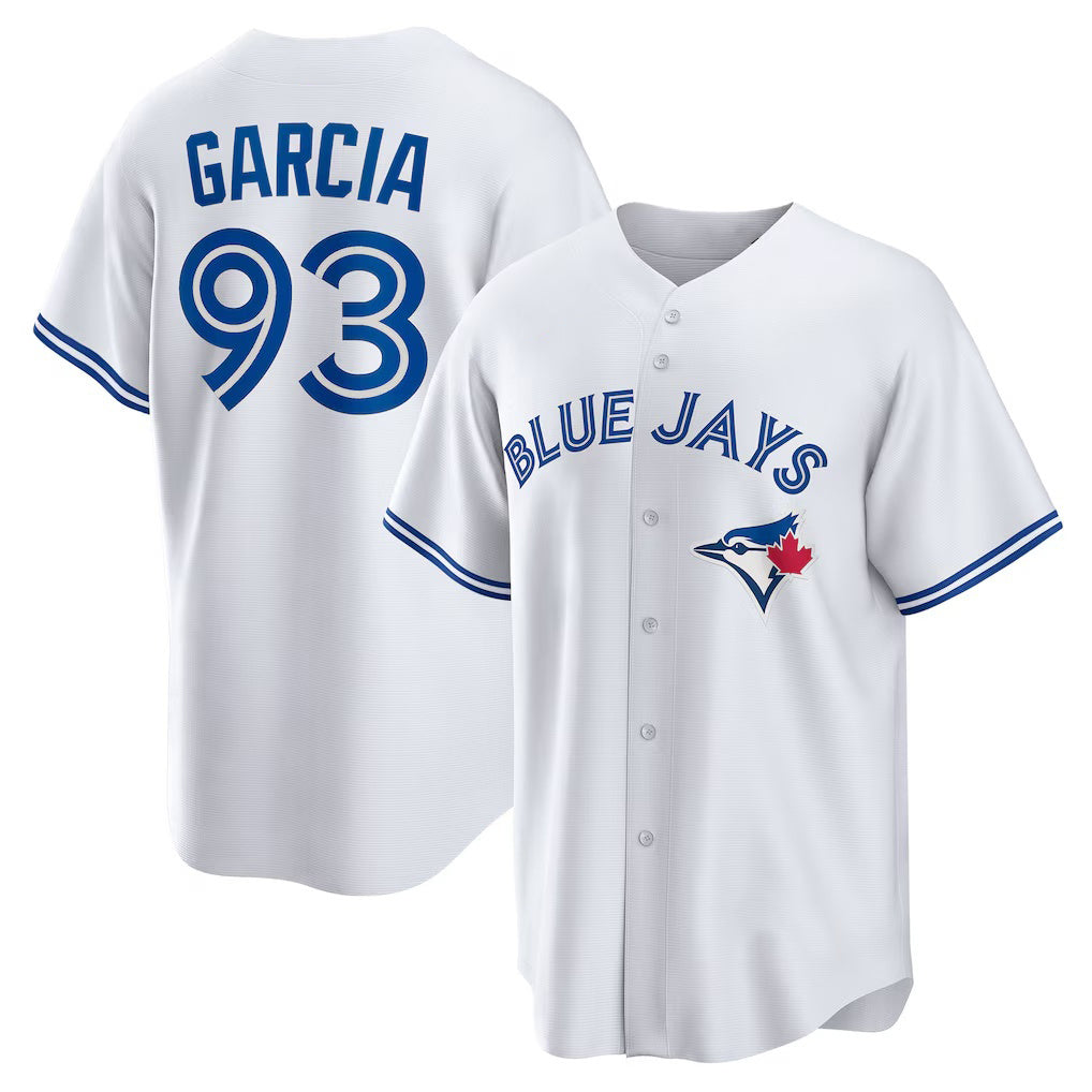 Toronto Blue Jays #93 Yimi Garcia White JEROMEN Home Replica Player Jersey
