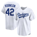 Los Angeles Dodgers #42 Jackie Robinson White JEROMEN Throwback Cooperstown Collection Limited Jersey