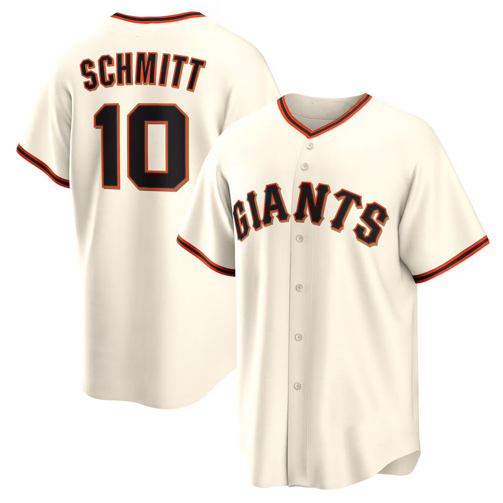 San Francisco Giants #10 Casey Schmitt Cream JEROMEN Home Replica Jersey