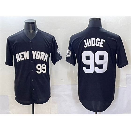 New York Yankees #99 Aaron Judge Black JEROMEN Limited Stitched Jersey