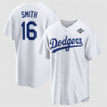 Los Angeles Dodgers #16 Will Smith White JEROMEN 2025 World Series Home Cool Base Stitched Jersey