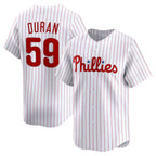 Philadelphia Phillies #59 Jhoan Duran White JEROMEN Home Limited Player Jersey
