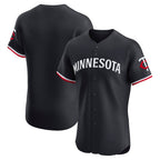 Minnesota Twins Navy JEROMEN Alternate Vapor Premier Elite Patch Jersey
