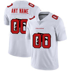Custom A.Falcons White JEROMEN Team Big Logo Vapor Untouchable Limited Jersey