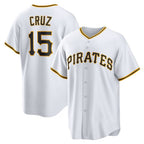 Pittsburgh Pirates #15 Oneil Cruz White JEROMEN Home Replica Jersey