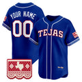 Custom Texas Rangers Royal JEROMEN 2026 City Connect Vapor Premier Limited Jersey - All Stitched