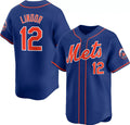 New York Mets #12 Francisco Lindor Royal JEROMEN 2024 Alternate Limited Stitched Jersey