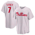 Philadelphia Phillies #7 Trea Turner White JEROMEN Home Replica Player Jersey