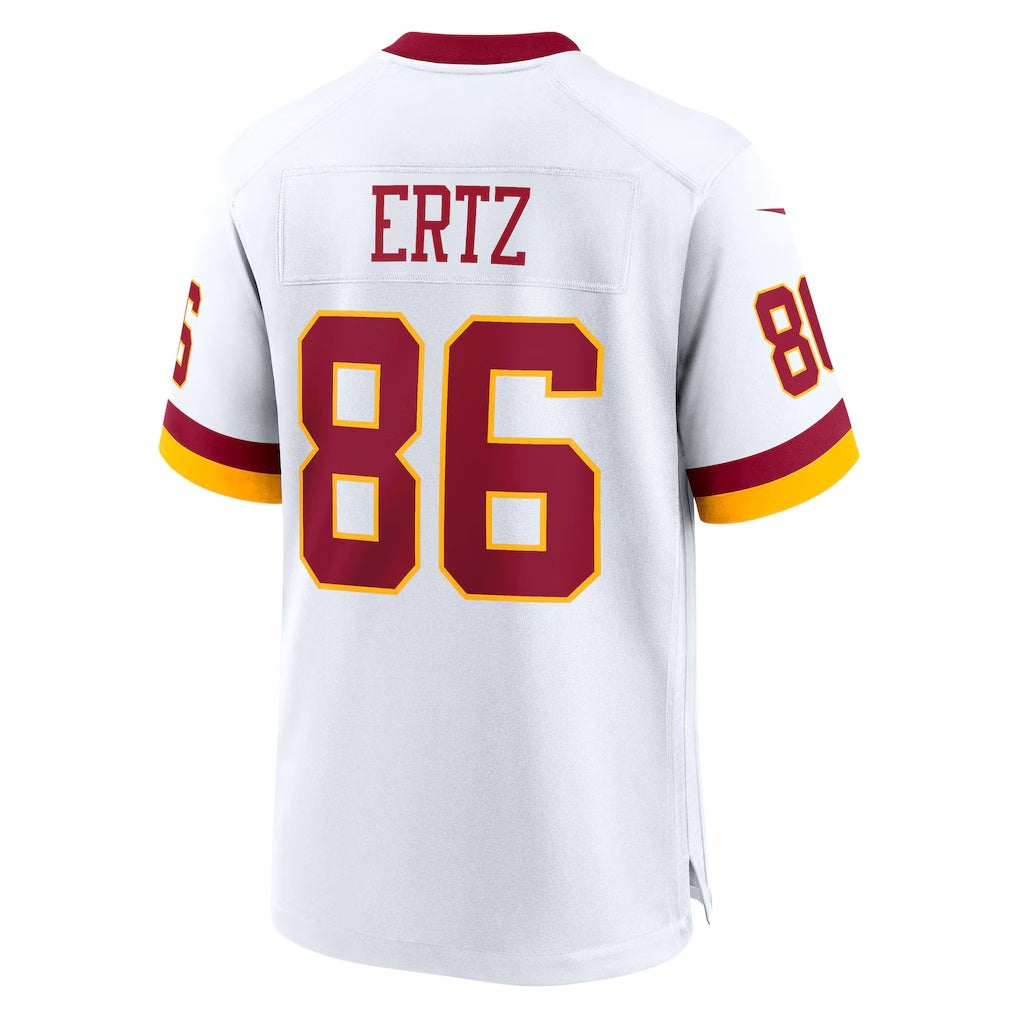 W.Commanders #86 Zach Ertz White JEROMEN Game Super Bowl Era Jersey