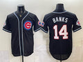 Chicago Cubs #14 Ernie Banks 150th Anniversary Black JEROMEN Out Style Vapor Premier Limited Stitched Jersey