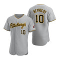 Pittsburgh Pirates #10 Bryan Reynolds Gray JEROMEN Road Flex Base Jersey
