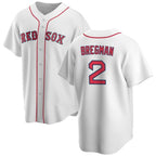 Boston Red Sox #2 Alex Bregman White JEROMEN 2024 Cool Base Stitched Jersey
