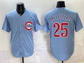 Chicago Cubs #25 Moises ballesteros Blue JEROMEN 2026 2nd Alternate Limited Stitched Jersey