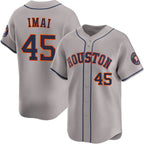 Houston Astros #45 Tatsuya Imai Grey JEROMEN 2026 Limited Stitched Jersey