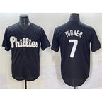 Philadelphia Phillies #7 Trea Turner Black JEROMEN Lights Out Limited Stitched Jersey