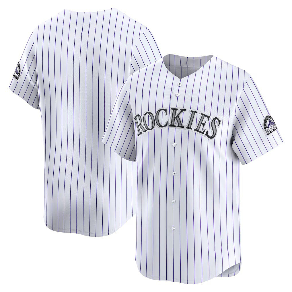 Colorado Rockies White JEROMEN Home Limited Jersey