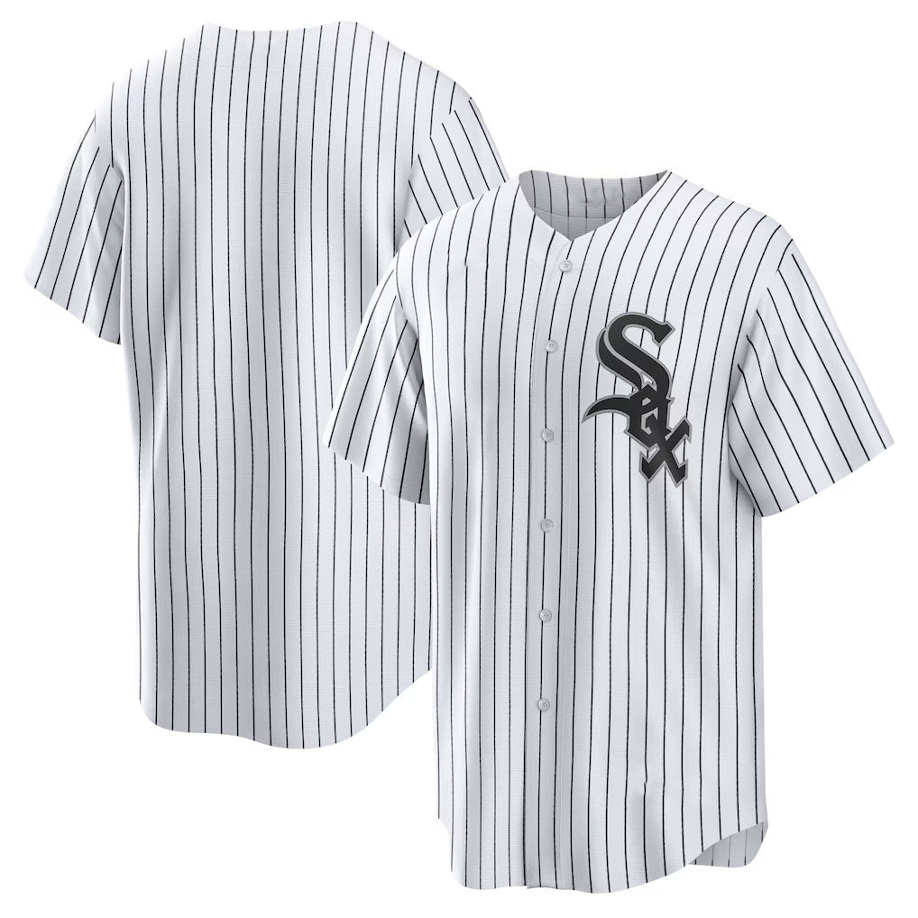Chicago White Sox White JEROMEN Home Replica Team Jersey_1