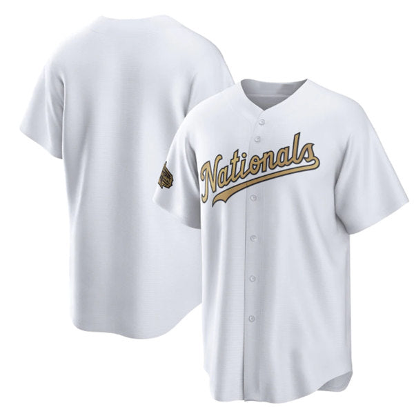 Washington Nationals Blank White JEROMEN 2022 All-Star Cool Base Stitched Jersey