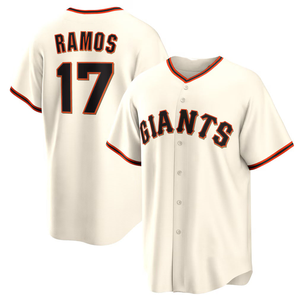 San Francisco Giants #17 Heliot Ramos Cream JEROMEN Home Replica Jersey