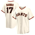 San Francisco Giants #17 Heliot Ramos Cream JEROMEN Home Replica Jersey