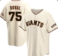 San Francisco Giants #75 Camilo Doval Cream JEROMEN Home Jersey