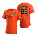 San Francisco Giants #23 Joc Pederson Orange JEROMEN Flex Base Stitched Jersey