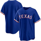 Texas Rangers Royal JEROMEN Alternate Replica Team Logo Jersey