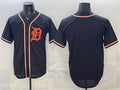 Detroit Tigers Blank 2026 Fashion Replica Black JEROMEN Out Stitched Jersey