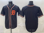 Detroit Tigers Blank 2026 Fashion Replica Black JEROMEN Out Stitched Jersey