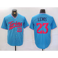 Minnesota Twins #23 Royce Lewis Blue JEROMEN Cool Base Stitched Jersey