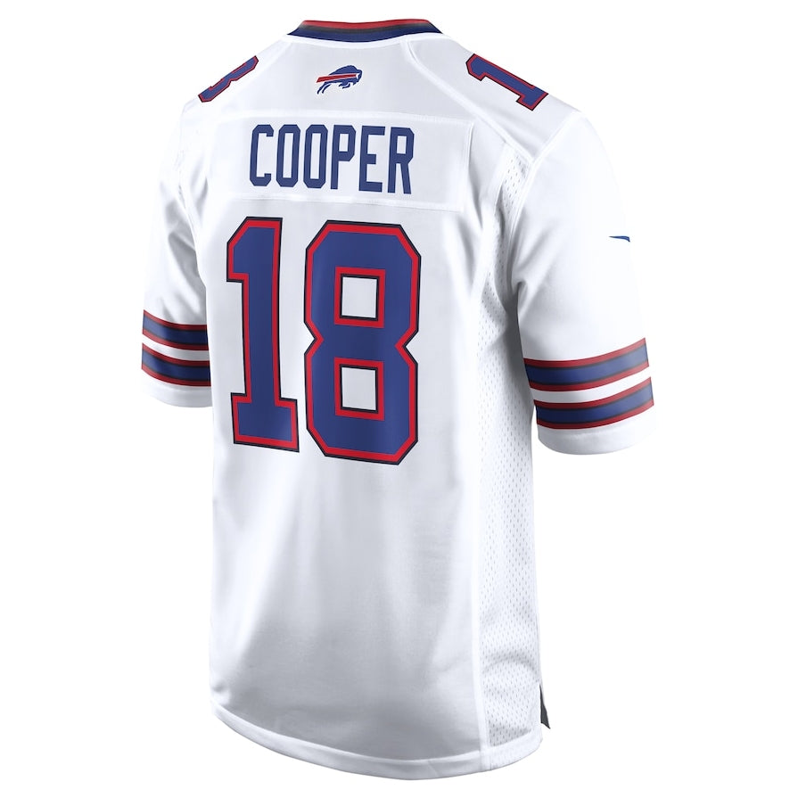 B.Bills #18 Amari Cooper White JEROMEN Game Jersey
