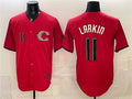 Cincinnati Reds #11 Barry Larkin Red JEROMEN 2026 City Connect Stadium Stitched Jersey