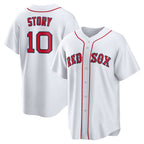 Boston Red Sox #10 Trevor Story White JEROMEN Home Replica Jersey