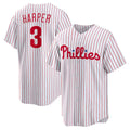 Philadelphia Phillies #3 Bryce Harper White JEROMEN Home Replica Player Name Jersey