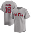 Boston Red Sox #16 Jarren Duran Gray JEROMEN 2024 Away Limited Stitched Jersey