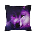 Keyword3 Purple Wolf Star Pillow 18x18in - Main Image