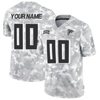 Custom A.Falcons Active Player 2024 F.U.S.E Arctic Camo JEROMEN Salute to Service Limited Stitched Jersey