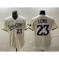 Minnesota Twins #23 Royce Lewis Number Cream JEROMEN Cool Base Stitched Jersey 2