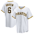 Pittsburgh Pirates #6 Konnor Griffin White JEROMEN Home Replica Jersey