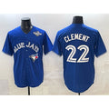 Toronto Blue Jays #22 Ernie Clement Blue JEROMEN 2025 World Series Cool Base Stitched Jersey
