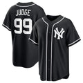 New York Yankees #99 Aaron Judge Black JEROMEN Out Stitched Jersey