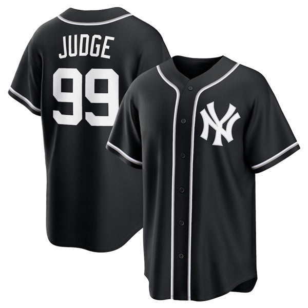 New York Yankees #99 Aaron Judge Black JEROMEN Out Stitched Jersey