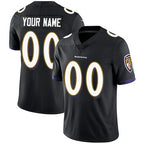 Custom B.Ravens Black JEROMEN Vapor Untouchable Player Limited Jersey